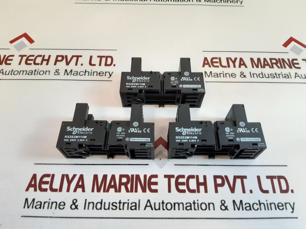 Lot Of 12X Schneider Electric/Telemecanique Rxze2M114M Relay Base