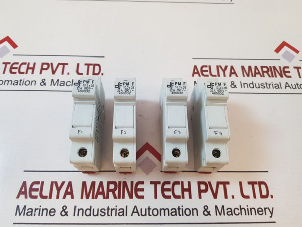 Set Of 4X Df Pmf 480032 10,3 × 38 Fuse Holder 32A 690V~