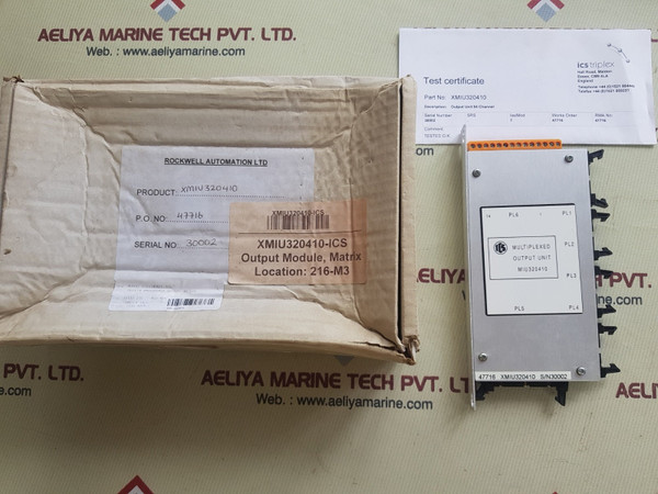 Ics triplex xmiu320410 64 channel output unitÂ 