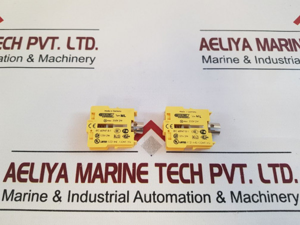 Ml Type Schlegel Elektrokontakt Contact Block Lamp Module 125V 2W
