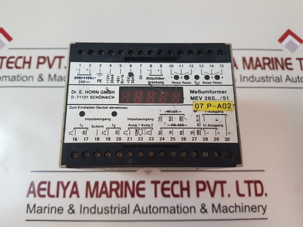 Dr.E.Horn Mev 265.../51 Transmitter