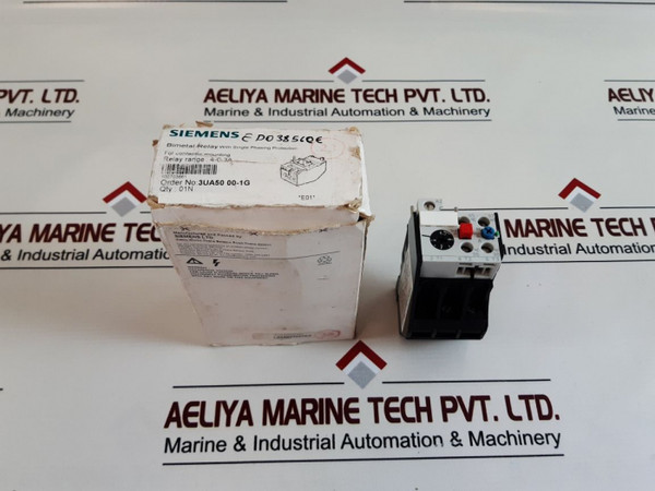 3Ua50 00-1G Overload Relay Siemens 4-6.3A