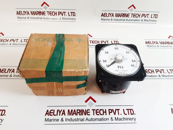 Yokogawa 2108A Analog Frequency Meter 55 To 65 Hz