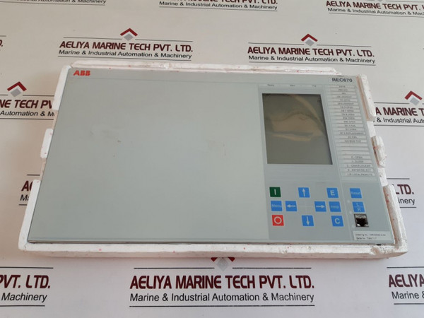 Abb Rec 670 1Mrk002814-aa Bay Control Panel Rev.R02 (Front Panel Only)