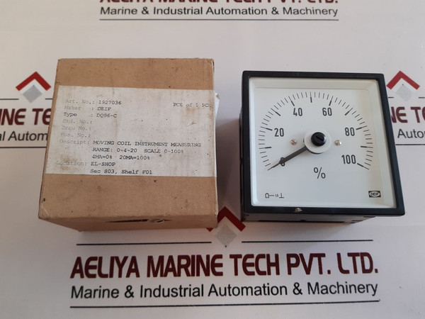Deif Dq96-c Panel Meter 0…20Ma Dc