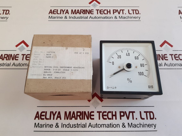Deif Dq96-c Panel Meter 0…4…20Ma Dc