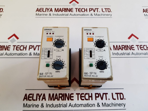 Omron Se-sp1N Motor Relay 100/110/120Vac 50/60 Hz With Base