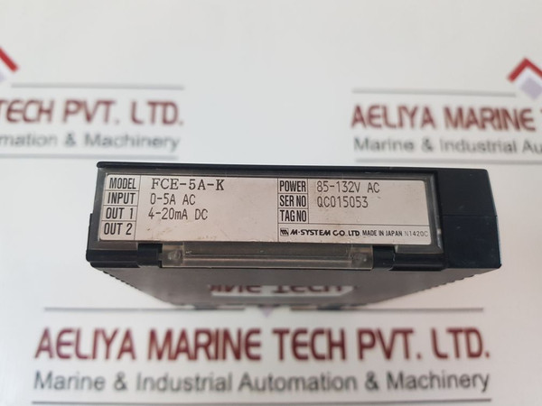 M-system Fce-5A-k Power: 85-132V Ac