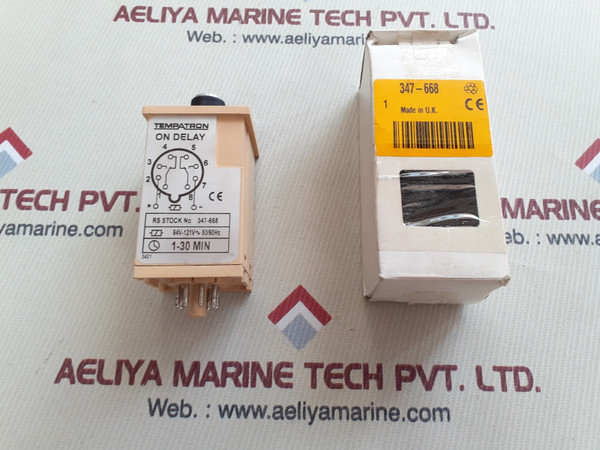 Tempatron 347-668 on delay timer relay  1-30min