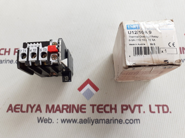 Imo U12/16A 9 Thermal Overload Relay 600Vac 3A