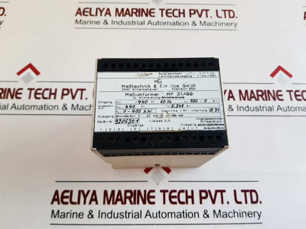 Mts Wmp 31 Measure Converter For Active Power 440V~