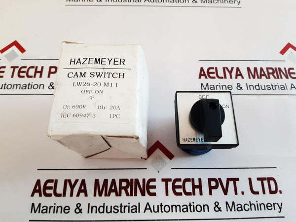 Hazemeyer Lw26-20 Off-on 3P Cam/Rotary Switch Lw26-20 M1 I