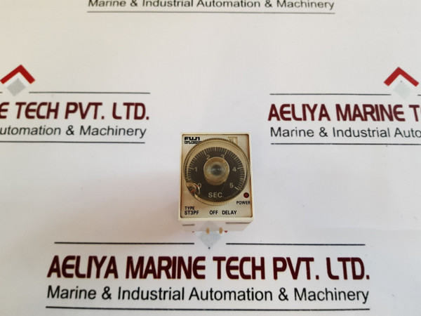 St3Pf Off-delay Timer Type: St3Pf No.: B24H Fuji Electric Off-delay Timer 0 To 5 Sec