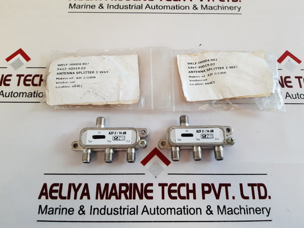 Set Of 2X Nazf2/14 Db Antenna Splitter