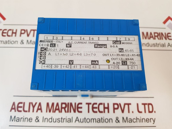 Frer Mcoeq3 A.C Current Transducer 0-5 A