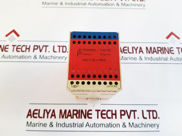 Pepperl + Fuchs We77/Ex-tr02 Isolating Amplifier Relay 220V Ac