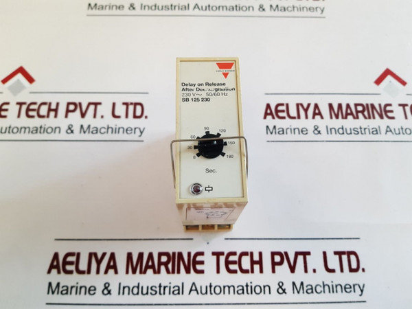 Carlo Gavazzi Sb 125 230 Delay On Release With Base 8-180 Sec 230V~ 50/60Hz