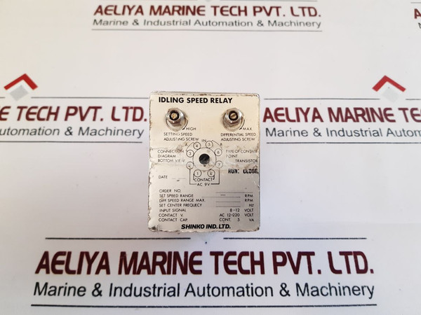 Shinko Idl250 Idling Speed Relay Ac 12-220 Volt 5 Va