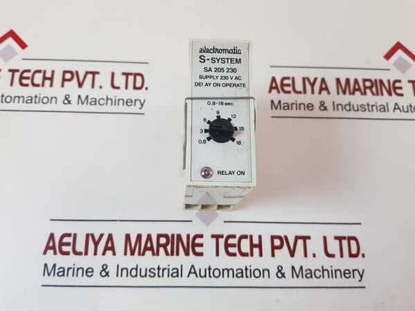 Electromatic Sa 205 230 Time Delay Relay With Base 230 V Ac