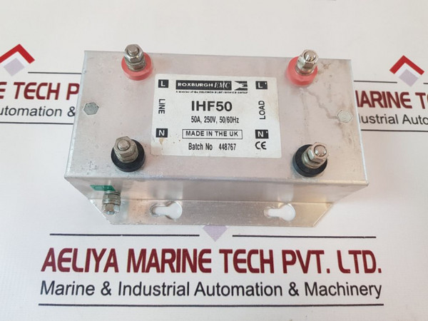 Ihf50 Roxburgh Emc Flange Mount Rfi Filter