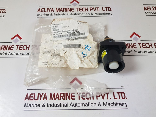 Itt Nps-2-bk-t4 Powerlock Black Panel Mount Industrial Power Plug