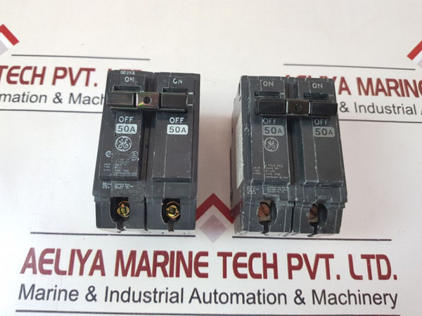 Lot Of 2X General Electric Rt-690 Circuit Breaker 50 A