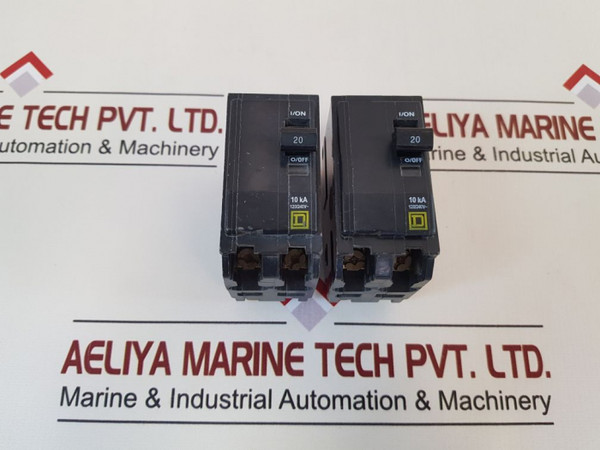 Set Of 5X Square D 10Ka Circuit Breaker