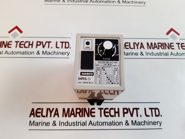 Nabco Mrs-h Volt Sense Relay Dc 24 V