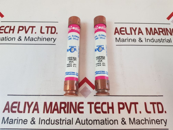 Set Of 2X ferraz Shawmut Trs25R Time Delay Fuse