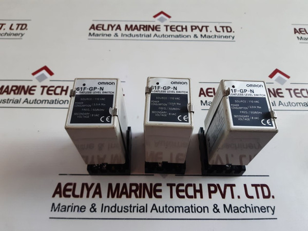 Omron 61F-gp-n Floatless Level Switch Pfc-n8 110 Vac