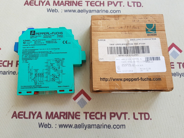 Pepperl+fuchs kfd2-gu-ex1 amplifier 111197