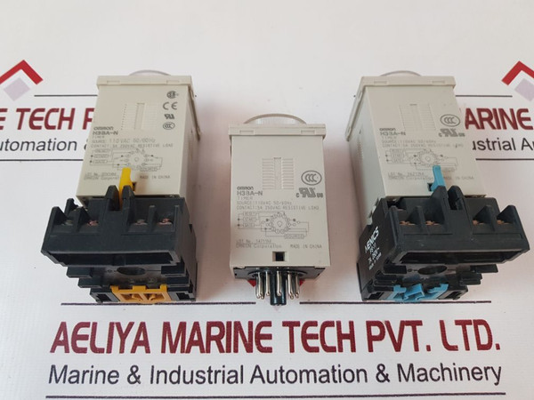 Omron H3Ba-n Timer 0-12 Sec 110Vac 50/60Hz