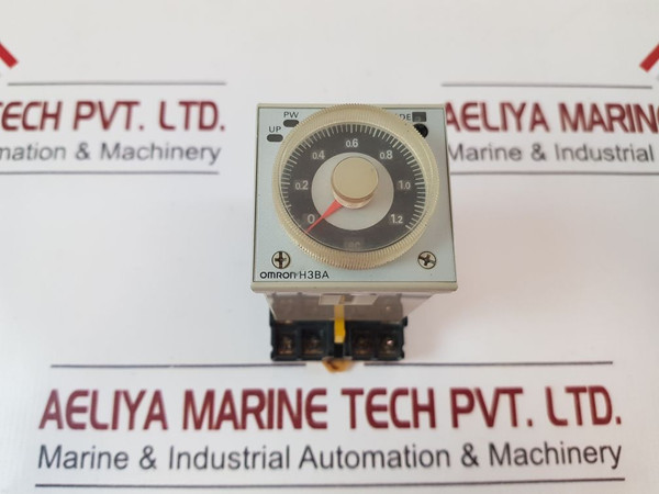 Omron H3Ba-n Timer Relay With Base 0-1.2 Sec 220 Vac