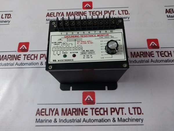 Westronics Sbag-202 Grounding Resistance Monitor Ac 180-250V 50/60Hz