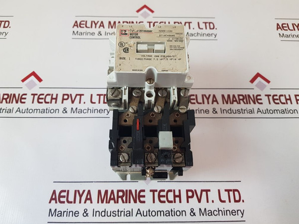 Cutler-hammer 6710C49G05 Motor Control Starter With Ba13A Thermal Overload Relay