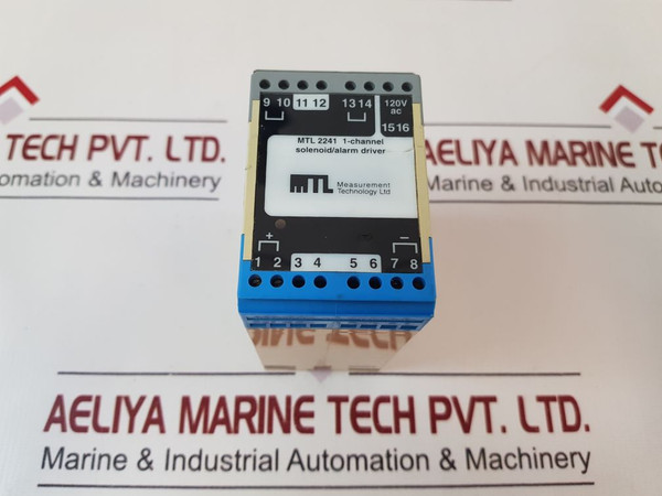 Measurement Technology Mtl 2241 1-channel Solenoid/Alarm Driver Umax 28 Ik 93Ma