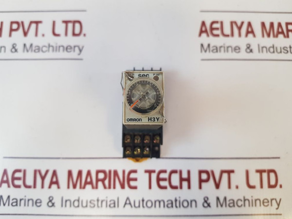Omron H3Y-4 Timer 0 To 5 Sec Dc100-110V