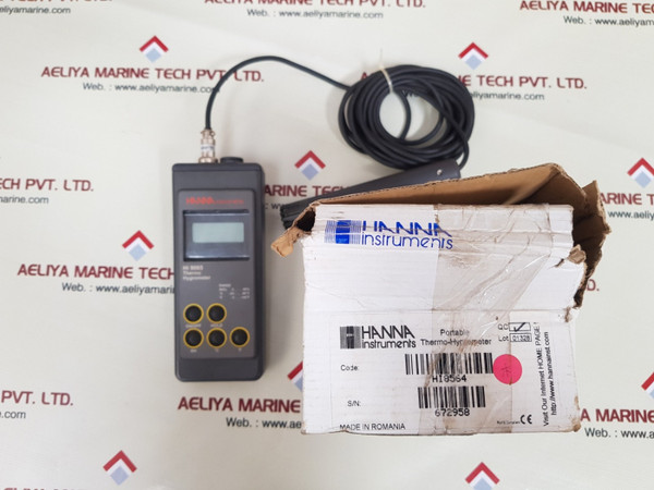 Hanna portable thermo-hygrometer instruments - range 5.....95%