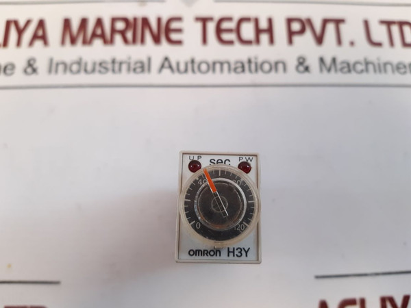 Omron H3Y-2-7 Timer 0 To 120 Sec 24Vac