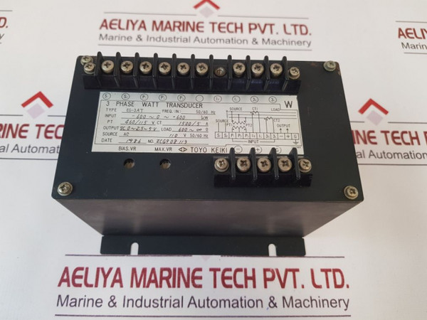 3 Phase Watt Transducer Toyo Keiki Eg-3At