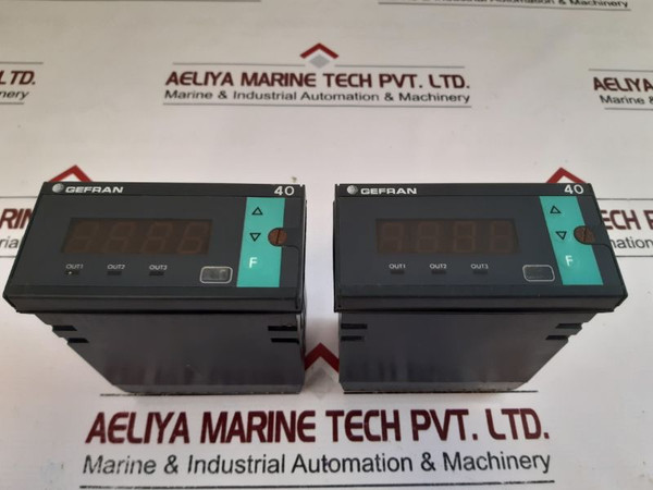 Gefran 40T-96-4-00-rr-0-0-1-000 Indicator/Alarm Unit Vers.: Fw 2.1