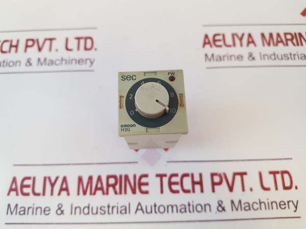 Omron H3G-8A Timer 0 To 10 Sec 200/220/240Vac 50/60Hz