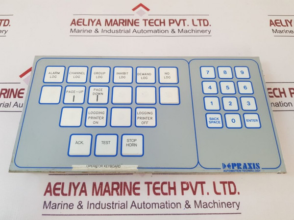93.6.020.000 Operator Keyboard Rev C Praxis Automation Technology