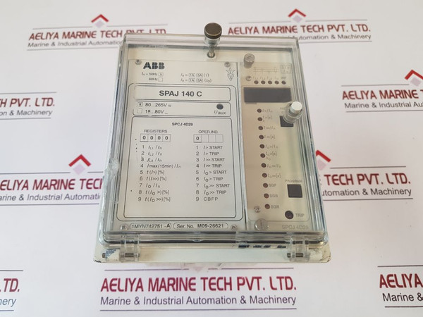 Abb Spaj 140 C Overcurrent & Earth-fault Protection Relay 110V 50Hz