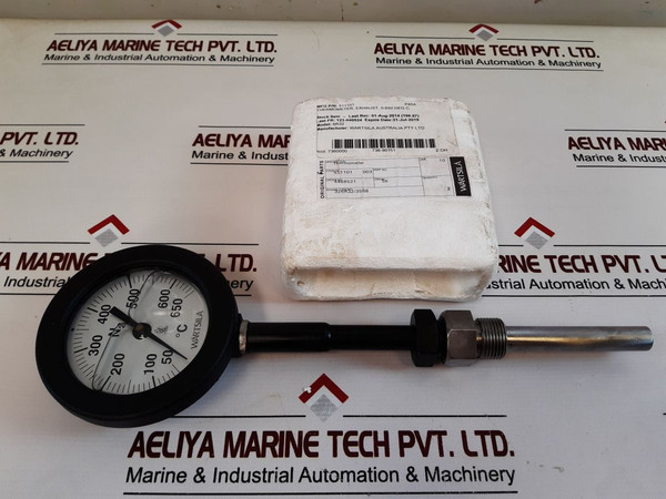 Wartsila/Rexotherm 6R32 Thermometer 0-650 Deg C. 511101