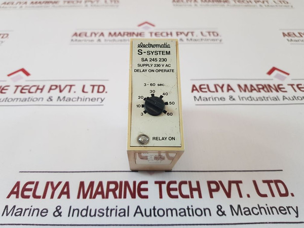 Electromatic Sa 245 230 Delay On Operate 3-60 Sec
