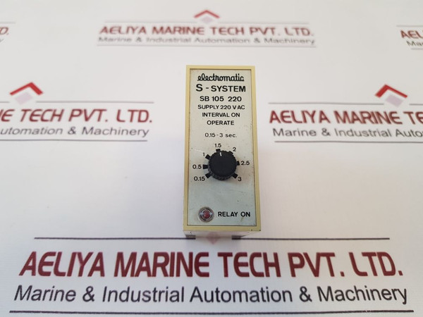 Electromatic Sb 105 220 Timer 0,15-3 Sec.