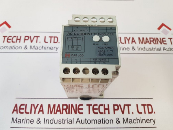 Dae Joo Dt-1A-a8Ab Ac Current Transducer Dc 4-20Ma Ac 115/230V