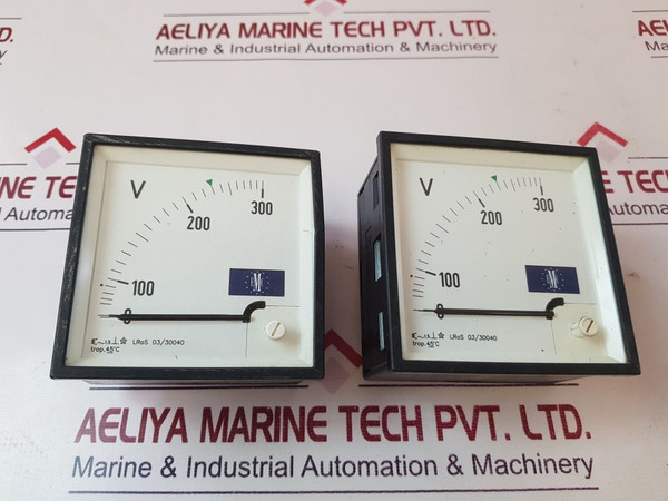 Emc 03/30040 Analog Panel-mount Ac Voltmeter 0 To 300V