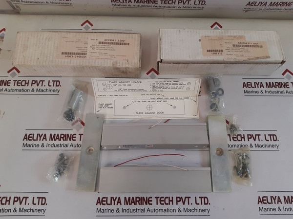 Security Door Controls 1585 Electromagnetic Lock Set 12 Or 24 Vdc